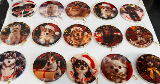 Ceramic Christmas Tree Hangers